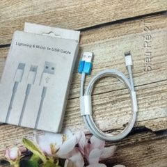 Cáp sạc đa năng 1 đầu dùng chung cho Samsung và Iphone