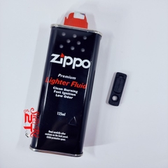 Combo Xăng Zippo chính hãng, chặn xăng nhựa tiện lợi