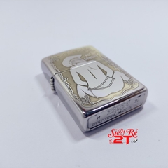 Zippo 250 HP Chrome Khắc Sâu Ánh Thau CowGirl - Hàng Chính Hãng