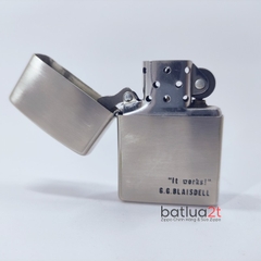 Zippo 2000 - XVI la mã phủ Niken chủ đề It Works (Used 90%)