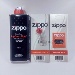 Combo Xăng Đá Bấc Zippo Chính Hãng