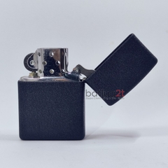 Zippo Reg Black Crackle 236 - Zippo Đen Nhám (Newbox)