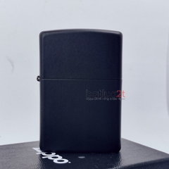 Zippo Black Matte 218 Chính Hãng - Zippo Sơn Đen Tỉnh Điện