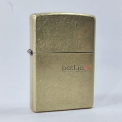 Zippo Street Brass 48267 Chính Hãng - Zippo Vàng Xước Bụi