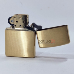 Zippo 2019 Brushed Brass Spade Cards - Chủ Đề Át Bích