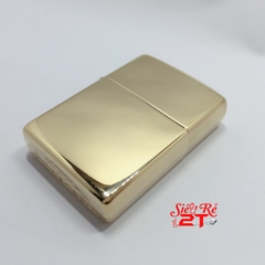 Vỏ Zippo High Polish Brass Chính Hãng Mỹ - Vỏ Zippo 254B Vàng Trơn Bóng