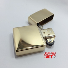 Zippo 254B High Polish Brass Chính Hãng Mỹ - Zippo Vàng Trơn Bóng