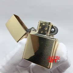 Zippo 254B High Polish Brass Chính Hãng Mỹ - Zippo Vàng Trơn Bóng