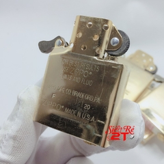 Ruột Zippo Zin Mới Chính Hãng Màu Vàng - Ruột vàng Zippo chính hãng tháo từ Zippo chính hãng mới