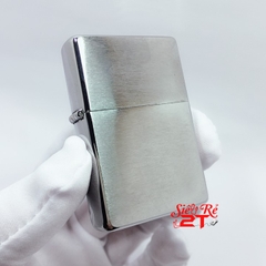 Zippo Vintage Brush Chrome 230 25 - Zippo Chính Hãng Mỹ Vintage Chrome xước không chặt góc (New box)