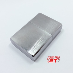 Zippo Vintage Brush Chrome 230 25 - Zippo Chính Hãng Mỹ Vintage Chrome xước không chặt góc (New box)