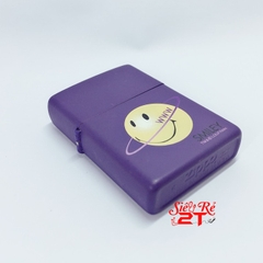 Zippo La Mã XV - 1999 Purple Matte Smiley - Sơn tỉnh điện tím chủ đề Smiley (New)