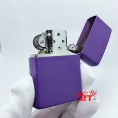 Zippo La Mã XV - 1999 Purple Matte Smiley - Sơn tỉnh điện tím chủ đề Smiley (New)