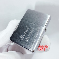 Zippo La Mã XI - 1995 Brushed Chrome Khắc B&D - Chrome phay xước (Used 90%)