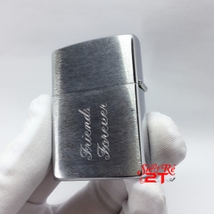 Zippo La Mã XI - 1995 Brushed Chrome Khắc B&D - Chrome phay xước (Used 90%)