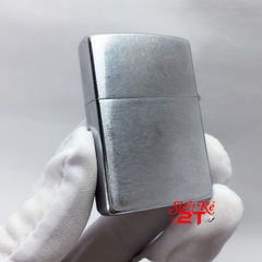 Zippo Cổ 1967 Mộc Ngược Brushed Chrome Chủ Đề Xe LIL Indian - Bông khối, bấc bột, lưỡi gà lá lúa (Used 90%)