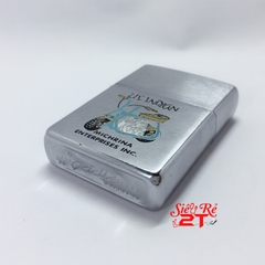 Zippo Cổ 1967 Mộc Ngược Brushed Chrome Chủ Đề Xe LIL Indian - Bông khối, bấc bột, lưỡi gà lá lúa (Used 90%)