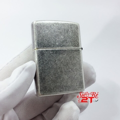 Zippo Antique Silver Plate 121FB - Zippo Chính Hãng Mạ Bạc Giả Cổ (Newbox)