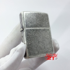 Zippo Antique Silver Plate 121FB - Zippo Chính Hãng Mạ Bạc Giả Cổ (Newbox)