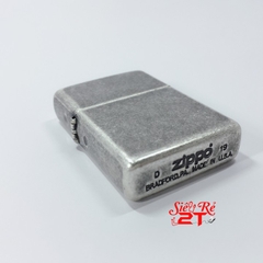 Zippo Antique Silver Plate 121FB - Zippo Chính Hãng Mạ Bạc Giả Cổ (Newbox)