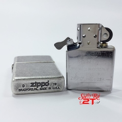 Zippo Antique Silver Plate 121FB - Zippo Chính Hãng Mạ Bạc Giả Cổ (Newbox)