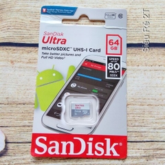 Thẻ nhớ Class 10 64Gb Sandisk MicroSD (BH 3 tháng)