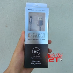 Cáp sạc từ dây dù X-CABLE cổng Lightning cho Iphone (Test)