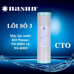 Lõi lọc CTO NASUN NS-P206 (LÕI SỐ 3 của máy lọc nước RO)