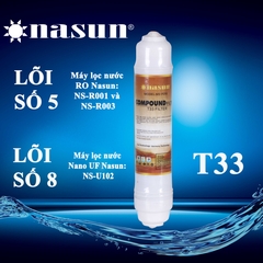 Lõi lọc T33 NASUN NS-P210 (LÕI SỐ 5 của máy lọc nước RO; LÕI SỐ 8 của máy lọc nước Nano UF)