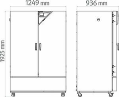 Tủ vi khí hậu 700L loại KBF-S720, Hãng Binder/Đức