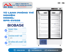 Tủ lạnh phòng thí nghiệm (2 cửa kính) 628L, 650L, 968L hãng: Biobase/Trung Quốc
