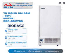 Tủ đông âm sâu-60°C dung tích lớn 608L, 708L, 808L, 938L hãng: Biobase/Trung Quốc