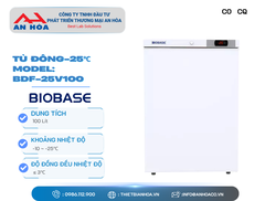 Tủ đông -25°C 100L, 270L, 350L, 936L hãng: Biobase/Trung Quốc