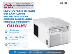 Máy ly tâm đa năng có làm lạnh FRONTIER™ 5000 SERIES Multi-pro hãng: Ohaus/Mỹ