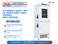 Tủ đông lạnh -25℃ (2 ngăn độc lập) 300L, 318L, 368L, 450L hãng: Biobase/Trung Quốc