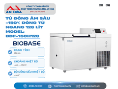 Tủ đông âm sâu -150℃ dòng tủ ngang 128L hãng: Biobase/Trung Quốc