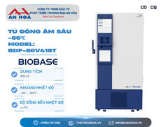 Tủ đông âm sâu -86°C 418L, 608L hãng: Biobase/Trung Quốc