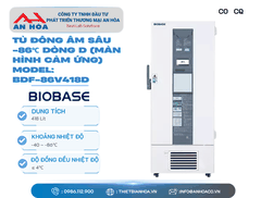 Tủ đông âm sâu -86℃ dòng D (Màn hình cảm ứng 7-inch) 418L, 588L 838L hãng: Biobase/Trung Quốc