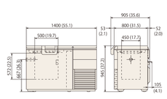 Tủ đông âm sâu -152oC, 128L, Model: MDF-1156, Hãng: PHCBi / Nhật Bản