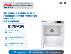 Tủ lạnh phòng thí nghiệm dòng phổ thông (Cửa kính) hãng: Biobase/Trung Quốc