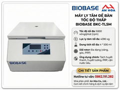 Máy Ly Tâm Để Bàn Tốc Độ Thấp BIOBASE BKC-TL5M (5000 rpm, Đa Rotor)