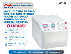 Máy ly tâm vi ống tốc độ cao FRONTIER™ 5000 SERIES Micro model FC5513, FC5513L, FC5515 hãng: Ohaus/Mỹ