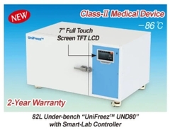 Tủ lạnh âm sâu dạng ngang, Model: UniFreez UND80, Hãng: DAIHAN Scientific/Hàn Quốc