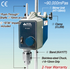 Máy khuấy đũa dung tích lớn, độ nhớt cao Model: HT-120AX-Set Hãng: DAIHAN Scientific/ Hàn Quốc