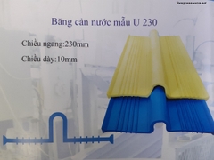Băng cản nước U230: Băng cản nước PVC chuyên dụng cho khe co giãn