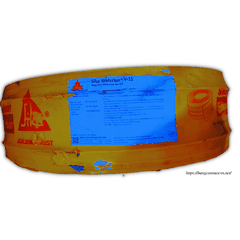 Sika Waterbar V15 - Băng cản nước PVC chống thấm đàn hồi rộng 15 cm