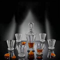 Bộ bình rượu cao cấp Bohemia - kèm 6 ly mã 02