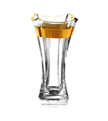 BÌNH MẠ VÀNG HỌA TIẾT VERSACE, DÁNG TỨ GIÁC 30.5CM / 35.5CM