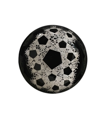 Đĩa Có Chân Pha Lê Frost CAESAR CRYSTAL BOHEMIAE 33CM