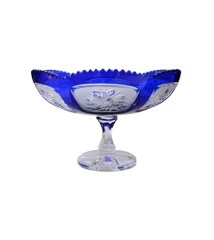 Đĩa Có Chân Pha Lê Mill flatness CAESAR CRYSTAL BOHEMIAE 30.5CM